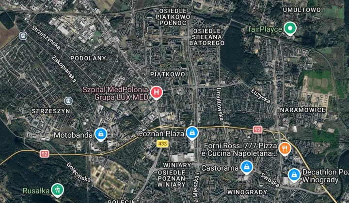 Mieszkanie 2-pokojowe Poznań Piątkowo, ul. Zygmunta Wojciechowskiego