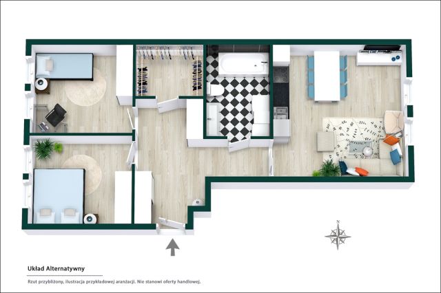 Mieszkanie 2-pokojowe Piaseczno, ul. Albatrosów. Zdjęcie 36