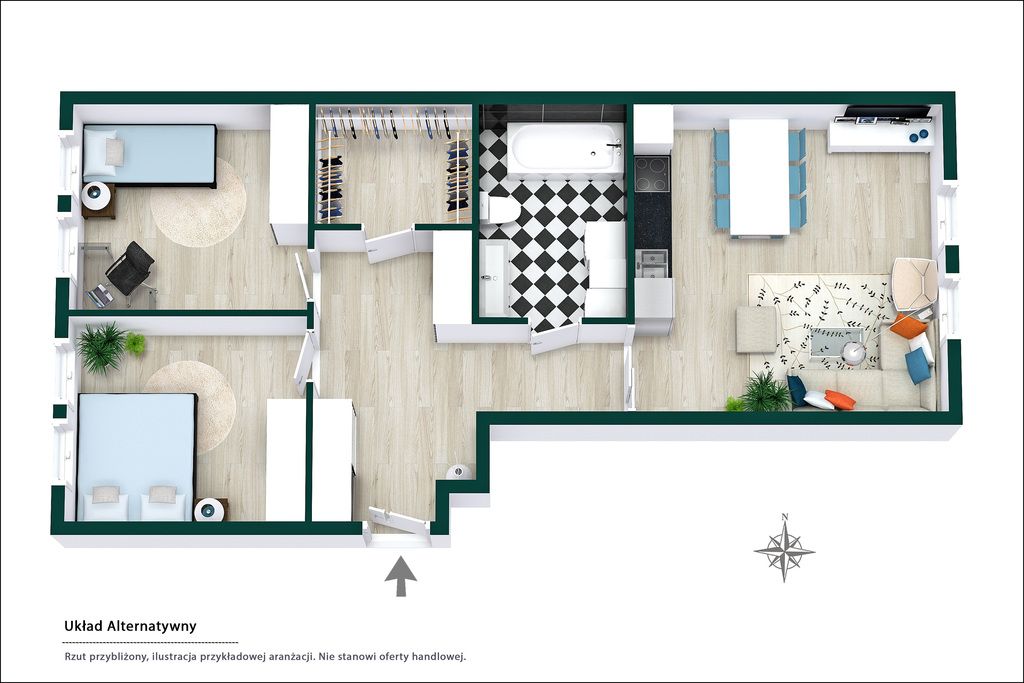 Mieszkanie 2-pokojowe Piaseczno, ul. Albatrosów. Zdjęcie 36