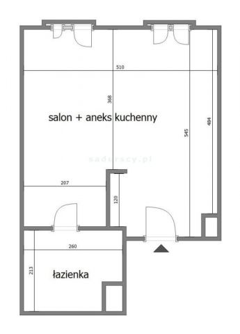 Mieszkanie 1-pokojowe Kraków Dębniki. Zdjęcie 1