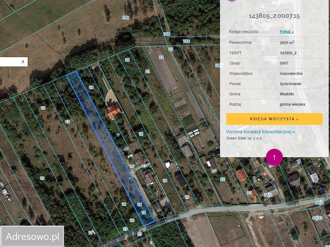 Działka budowlana Działki. Zdjęcie 2