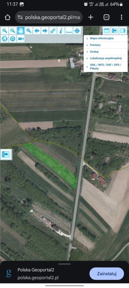 Działka rolna Rudnik nad Sanem, ul. Sandomierska