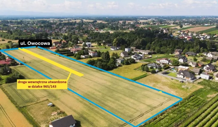 Działka budowlana Ćwiklice, ul. Owocowa
