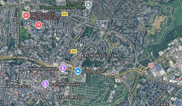 Mieszkanie 3-pokojowe Lublin Kalinowszczyzna, ul. Krzemieniecka