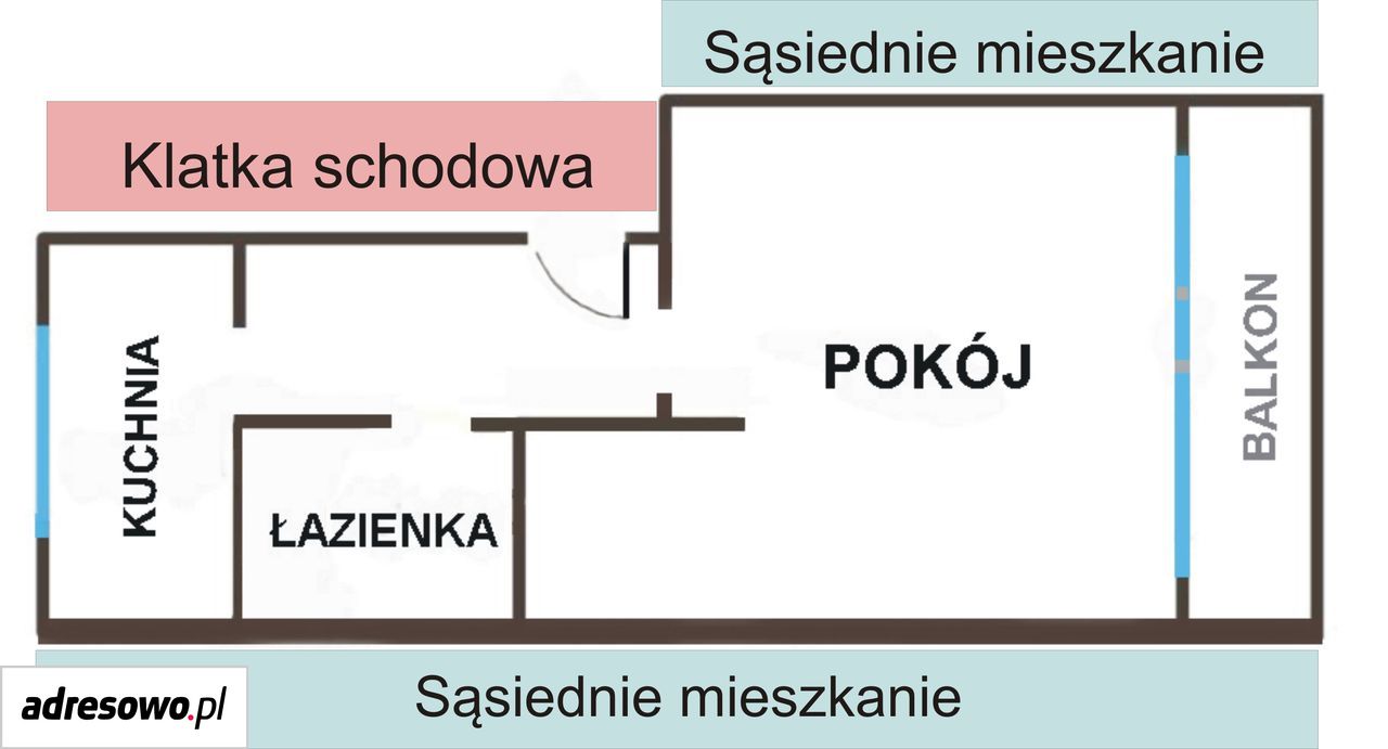 Mieszkanie 1-pokojowe Pabianice, ul. Mokra. Zdjęcie 12