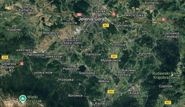 Działka budowlana Staniszów, ul. Witosza