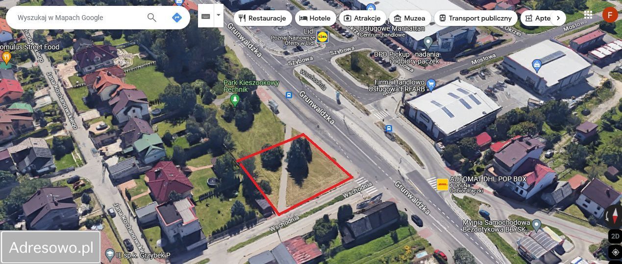 Działka budowlana Jaworzno, ul. Grunwaldzka