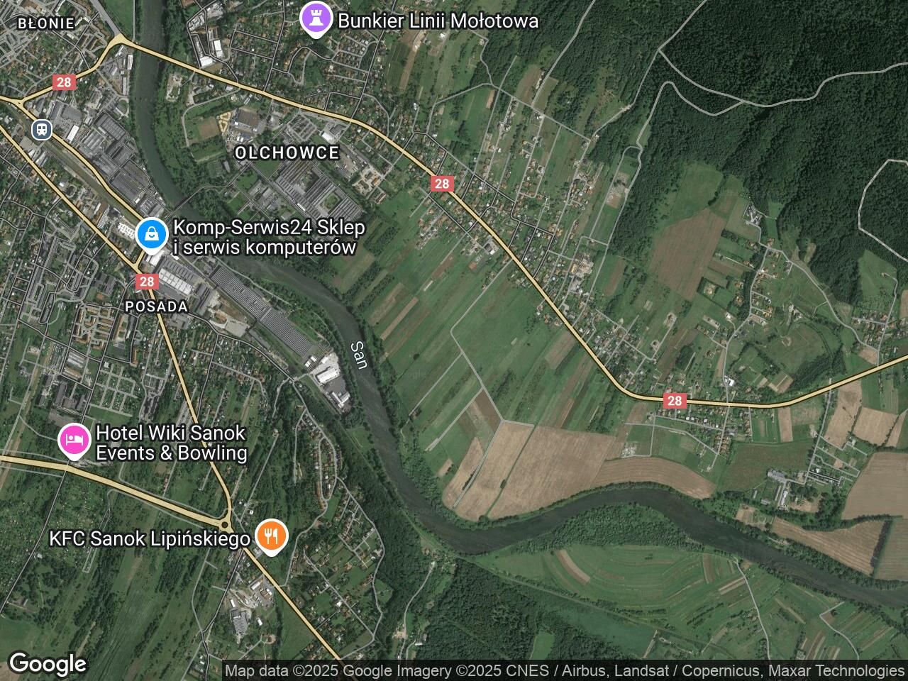 Działka rolna Sanok Olchowce, ul. Podmiejska