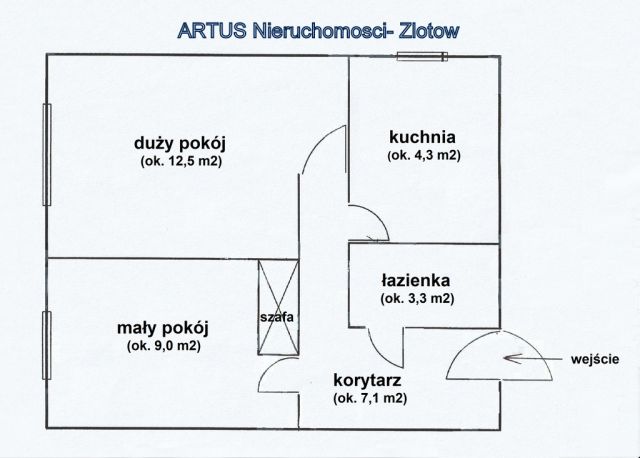 Mieszkanie 2-pokojowe Złotów, ul. Bolesława Krzywoustego. Zdjęcie 20