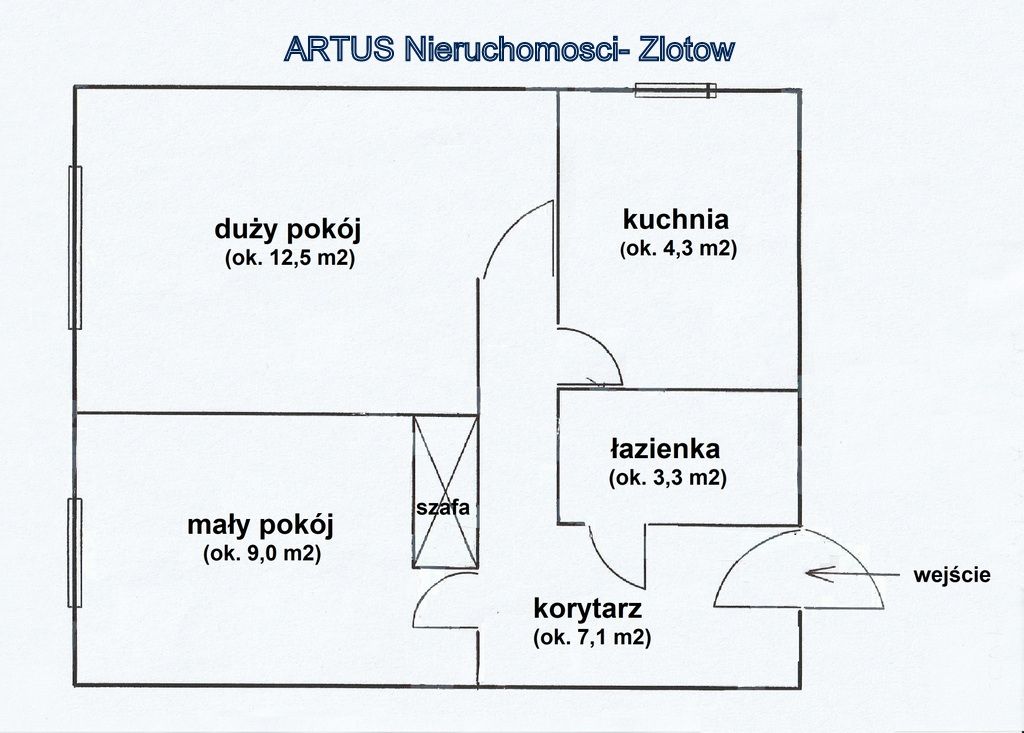 Mieszkanie 2-pokojowe Złotów, ul. Bolesława Krzywoustego. Zdjęcie 20