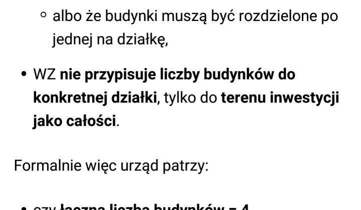Działka budowlana Osusz