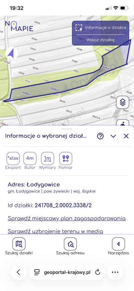 Działka budowlana Łodygowice, ul. Pod Groniem. Zdjęcie 2