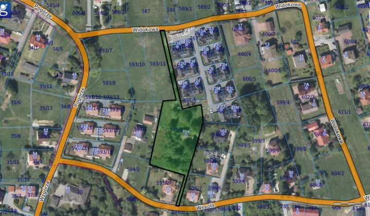 Działka budowlana Libertów