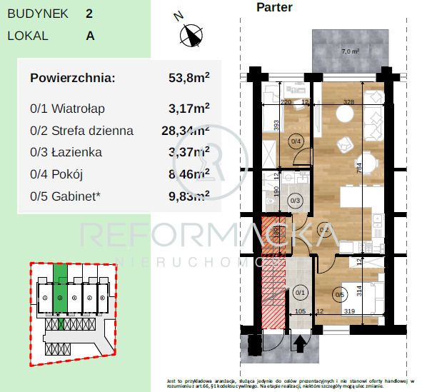 Mieszkanie 3-pokojowe Rudna Wielka. Zdjęcie 2