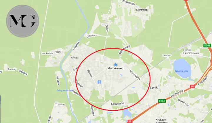 Działka inwestycyjna Murowaniec