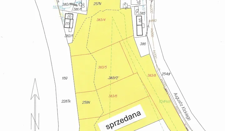 Działka budowlana Krasnystaw Góry, ul. Kickiego