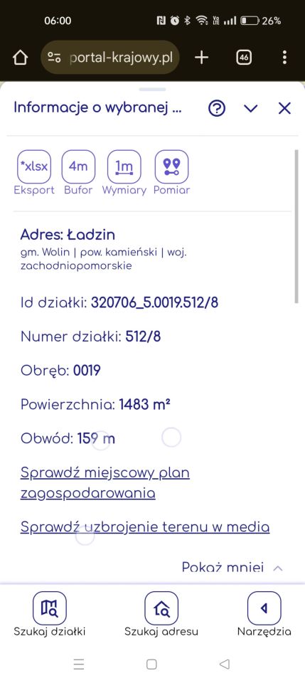 Działka rolno-budowlana Ładzin. Zdjęcie 3