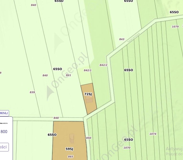 Działka rolno-budowlana Urzędów, ul. Spacerowa. Zdjęcie 12