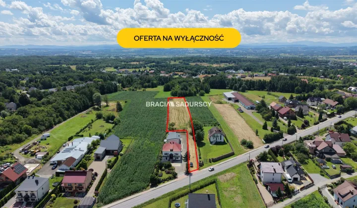 Działka budowlana Kaszów, ul. Wadowicka