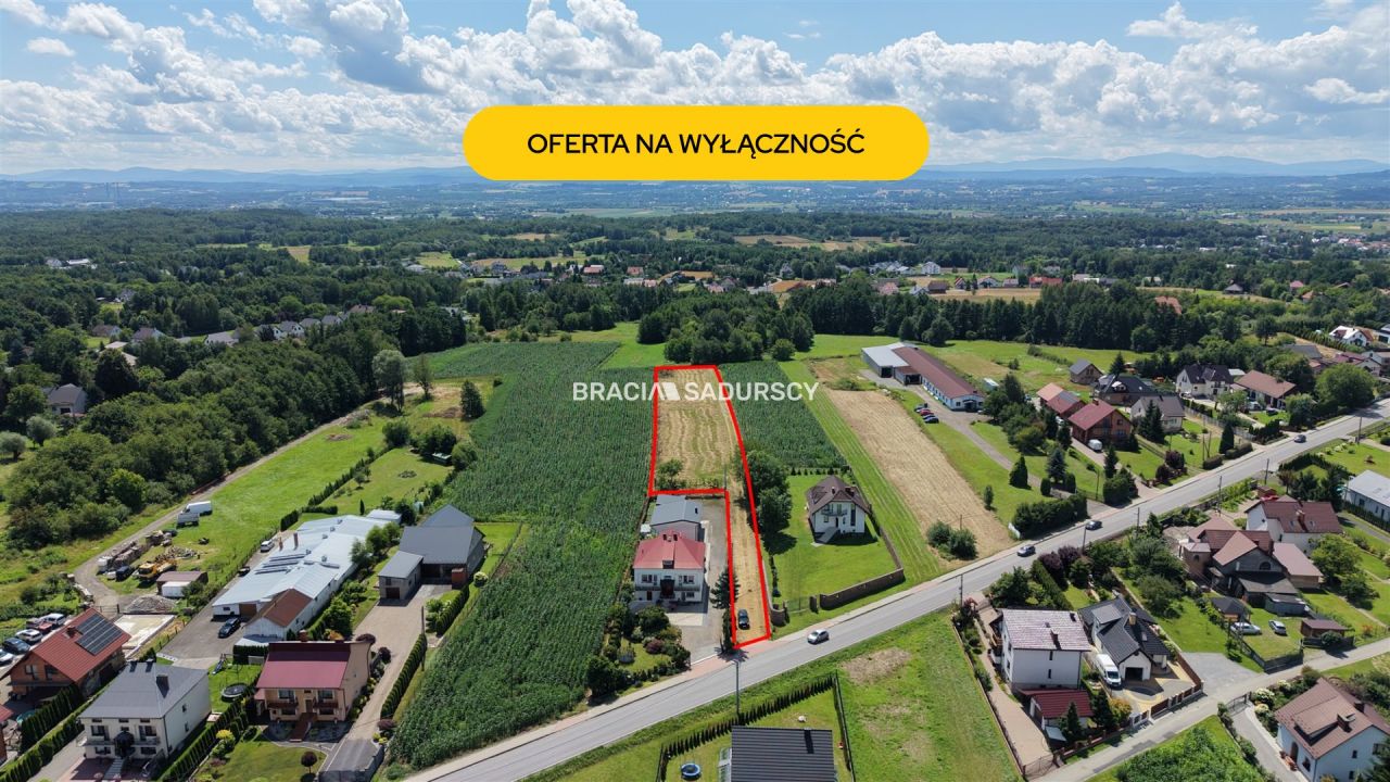 Działka budowlana Kaszów, ul. Wadowicka. Zdjęcie 1