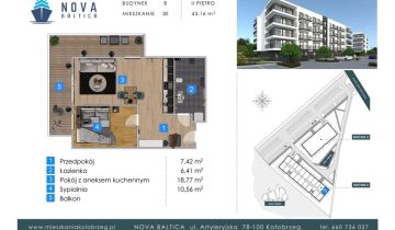Mieszkanie 2-pokojowe Kołobrzeg