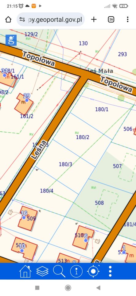 Działka budowlana Zławieś Mała, ul. Leśna