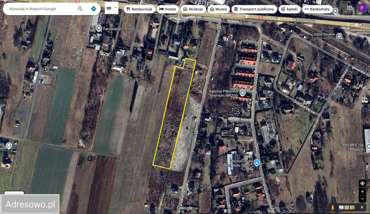 Działka budowlana Wielgolas Duchnowski