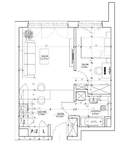 Mieszkanie 2-pokojowe Warszawa Żoliborz, ul. Przasnyska. Zdjęcie 15