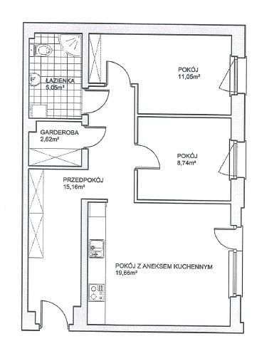 Mieszkanie 3-pokojowe Wejherowo Centrum, ul. Jana III Sobieskiego. Zdjęcie 10