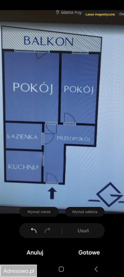 Mieszkanie 2-pokojowe Gdańsk Przymorze, ul. Obrońców Wybrzeża. Zdjęcie 16