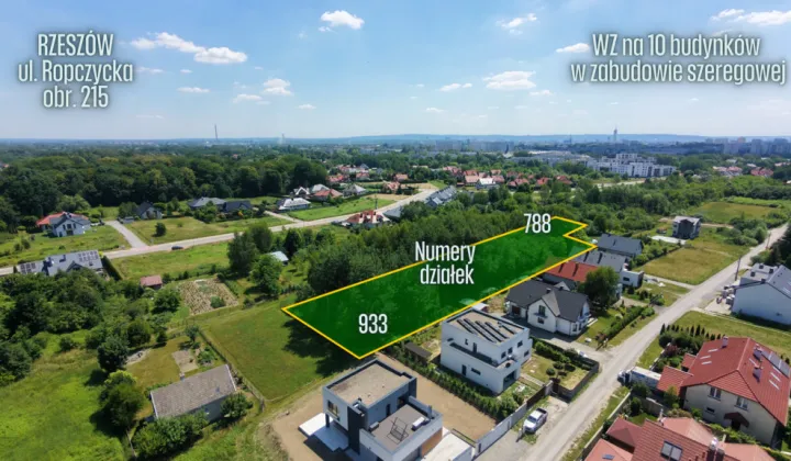 Działka budowlana Rzeszów, ul. Ropczycka