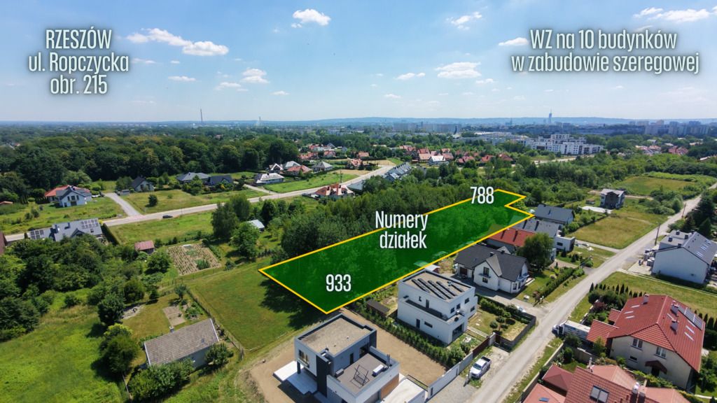 Działka budowlana Rzeszów, ul. Ropczycka. Zdjęcie 1