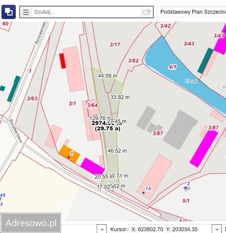 Działka inwestycyjna Szczecin Pomorzany, ul. Bydgoska. Zdjęcie 3