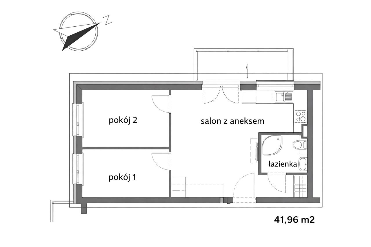 Mieszkanie 3-pokojowe Poznań, ul. abp. Walentego Dymka. Zdjęcie 6
