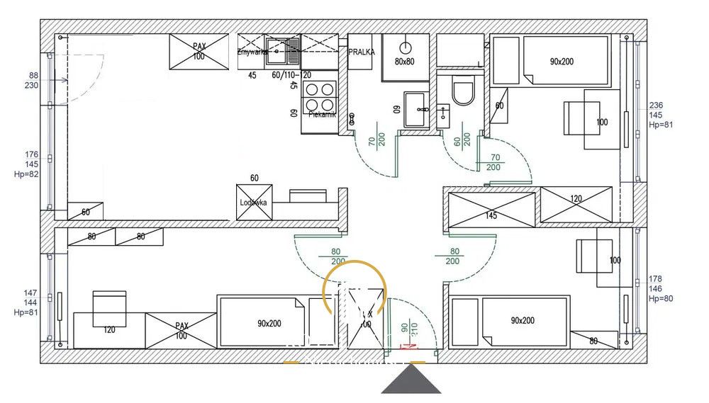 Mieszkanie 4-pokojowe Lublin Kalinowszczyzna, ul. Kazimierza Tumidajskiego. Zdjęcie 14