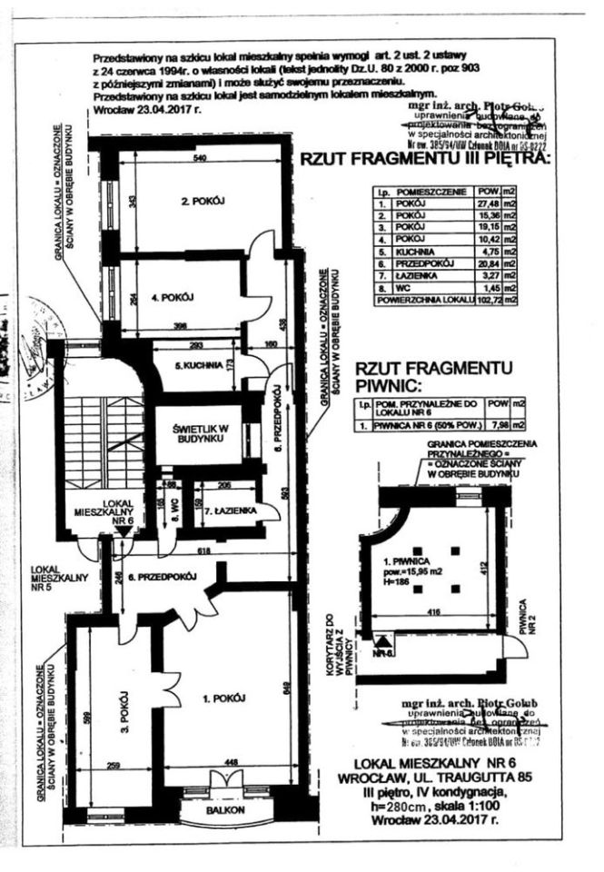 Mieszkanie 4-pokojowe Wrocław Stare Miasto, ul. gen. Romualda Traugutta. Zdjęcie 5