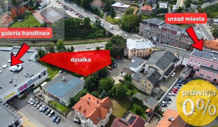 Działka budowlana Lubań Centrum, ul. Dworcowa