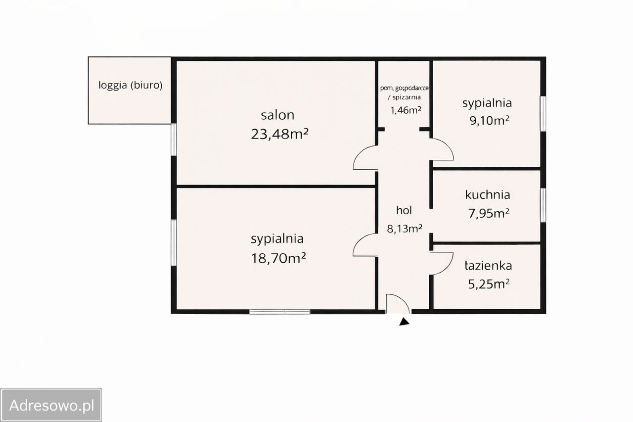 Mieszkanie 3-pokojowe Wrocław Fabryczna, al. gen. Józefa Hallera. Zdjęcie 9