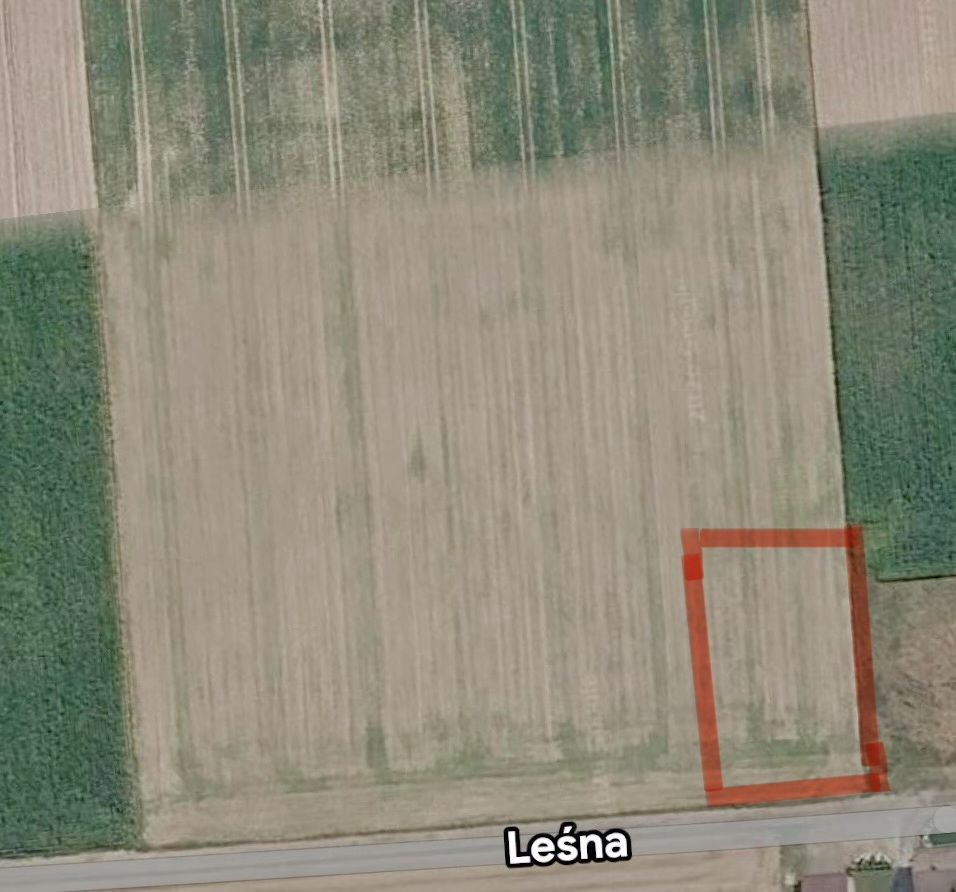 Działka budowlana Doruchów, ul. Leśna. Zdjęcie 1