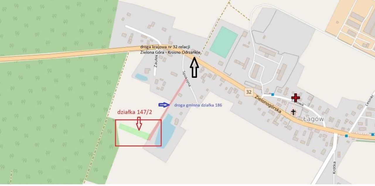 Działka rekreacyjna Łagów. Zdjęcie 3