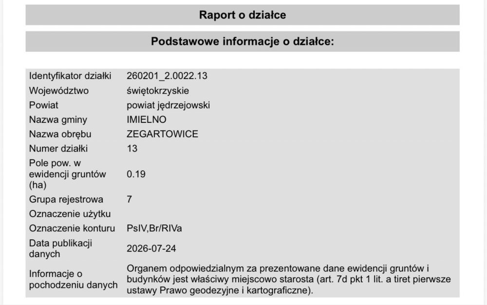 Działka budowlana Zegartowice. Zdjęcie 7
