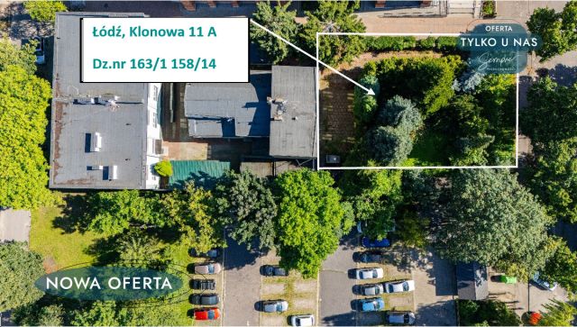 Działka inwestycyjna Łódź, ul. Klonowa. Zdjęcie 1