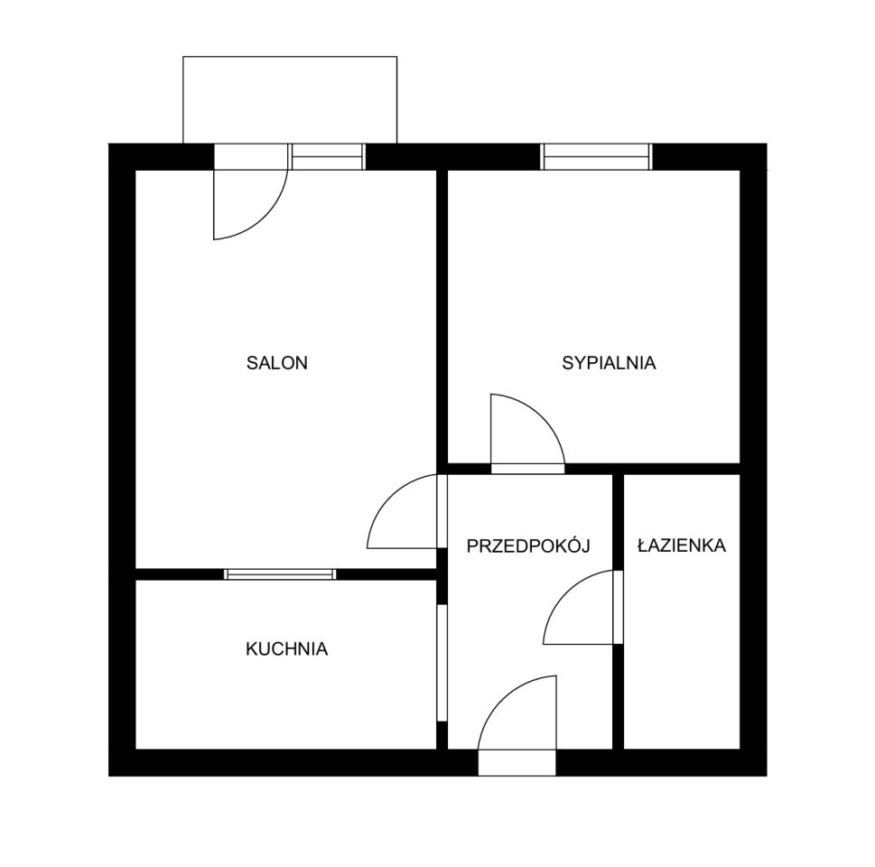 Mieszkanie 2-pokojowe Rzeszów Śródmieście, ul. Piastów. Zdjęcie 11
