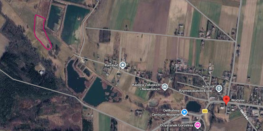 Działka rolna Wodynie, ul. Wodna. Zdjęcie 4