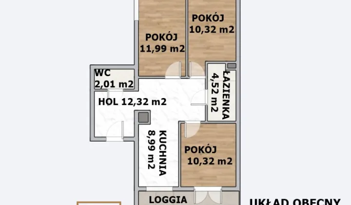 Mieszkanie 3-pokojowe Kraków Rakowice, al. 29 Listopada