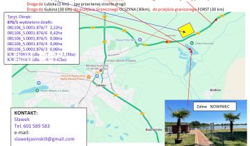 Działka inwestycyjna Lubsko, Nowiniec