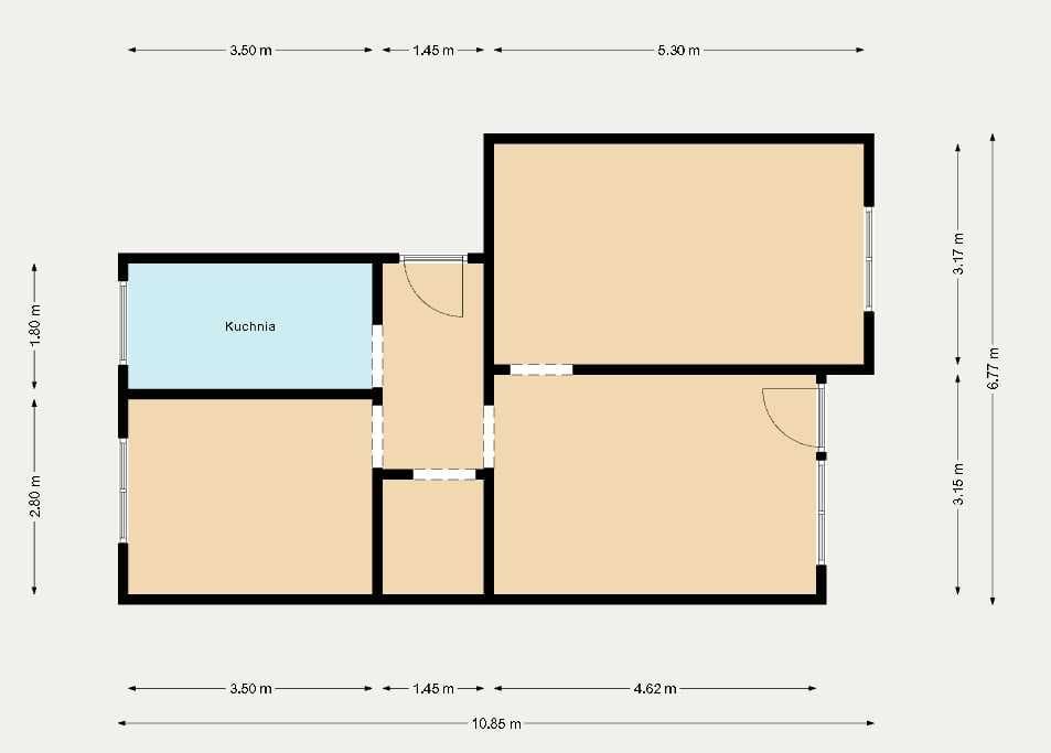 Mieszkanie 3-pokojowe Sosnowiec Niwka. Zdjęcie 4