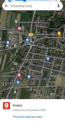 Działka budowlana Krobia, ul. Powstańców Wielkopolskich. Zdjęcie 1