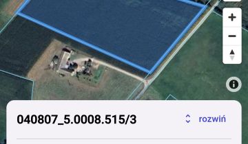 Działka rolna Łąkie