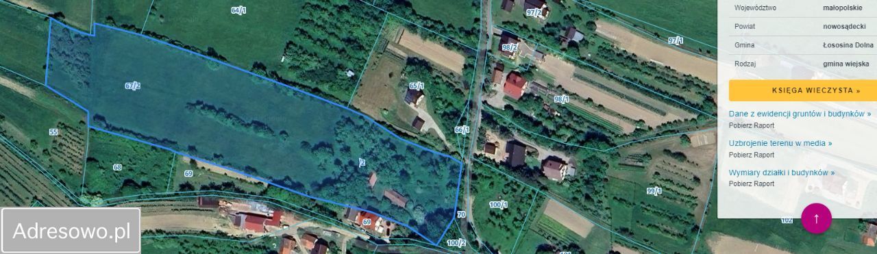 Działka rolno-budowlana Białawoda. Zdjęcie 5